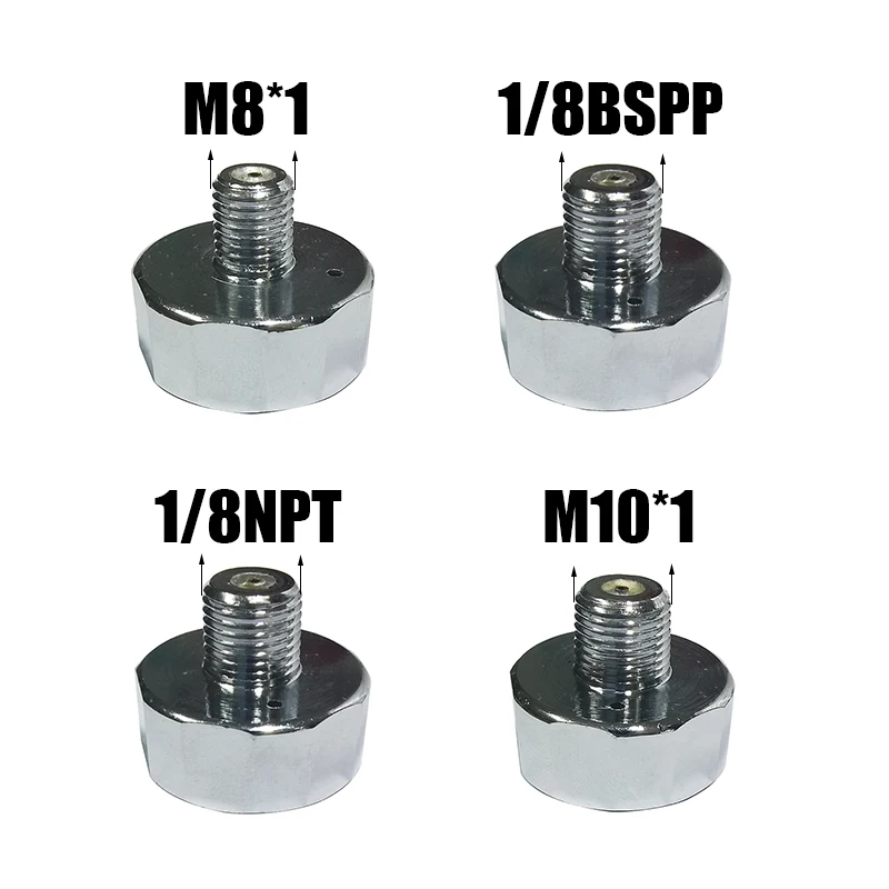 Manometro Manometro Mini Micro 25mm/1 pollici Manometro Aria Compressa Pompa A Mano Diving HPA Regolatore M8 * 1 M10 * 1 1/8NPT 1/8BSPP