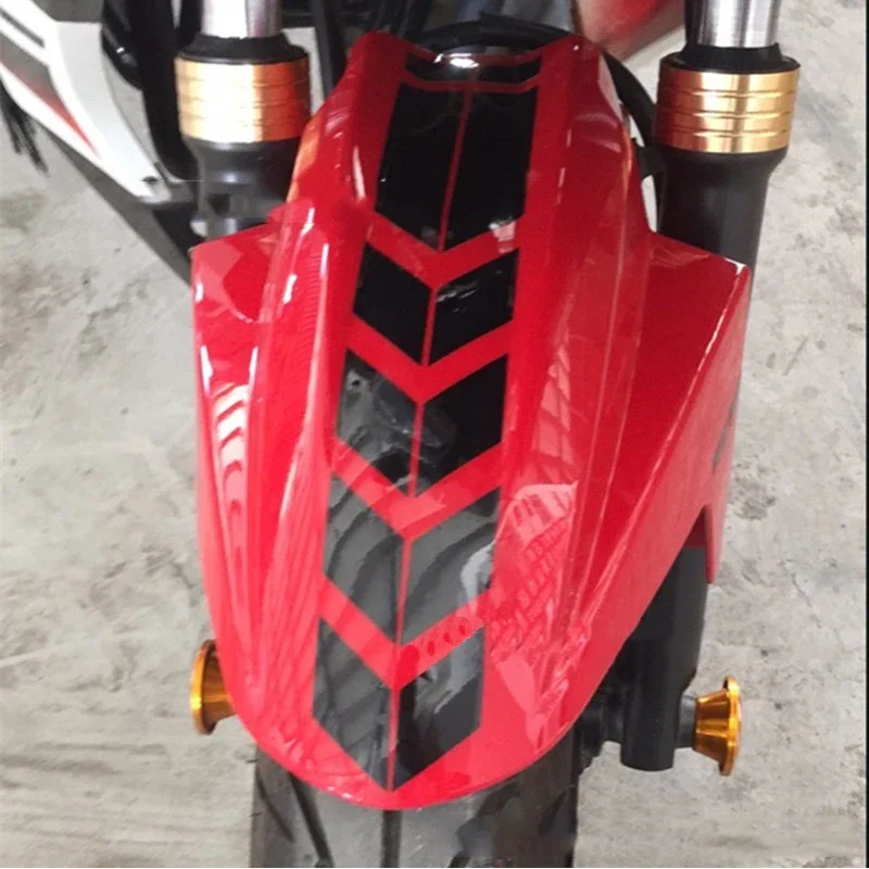 Pegatinas de raya de flecha para motocicleta, pasta de guardabarros, cinta reflectante Universal impermeable a prueba de aceite, accesorios de motocicleta