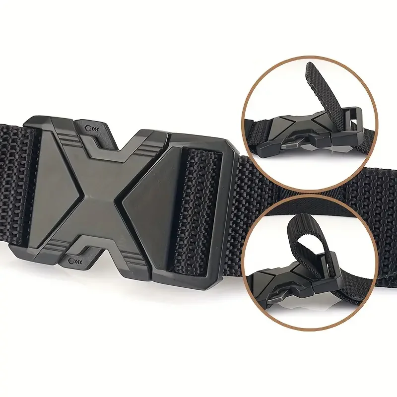 2PC เข็มขัดผู้ชายกองทัพการล่าสัตว์กลางแจ้งยุทธวิธีกลางแจ้ง Mountaineering Multifunctional ยุทธวิธีผ้าใบไนลอนทอกางเกงเข็มขัด