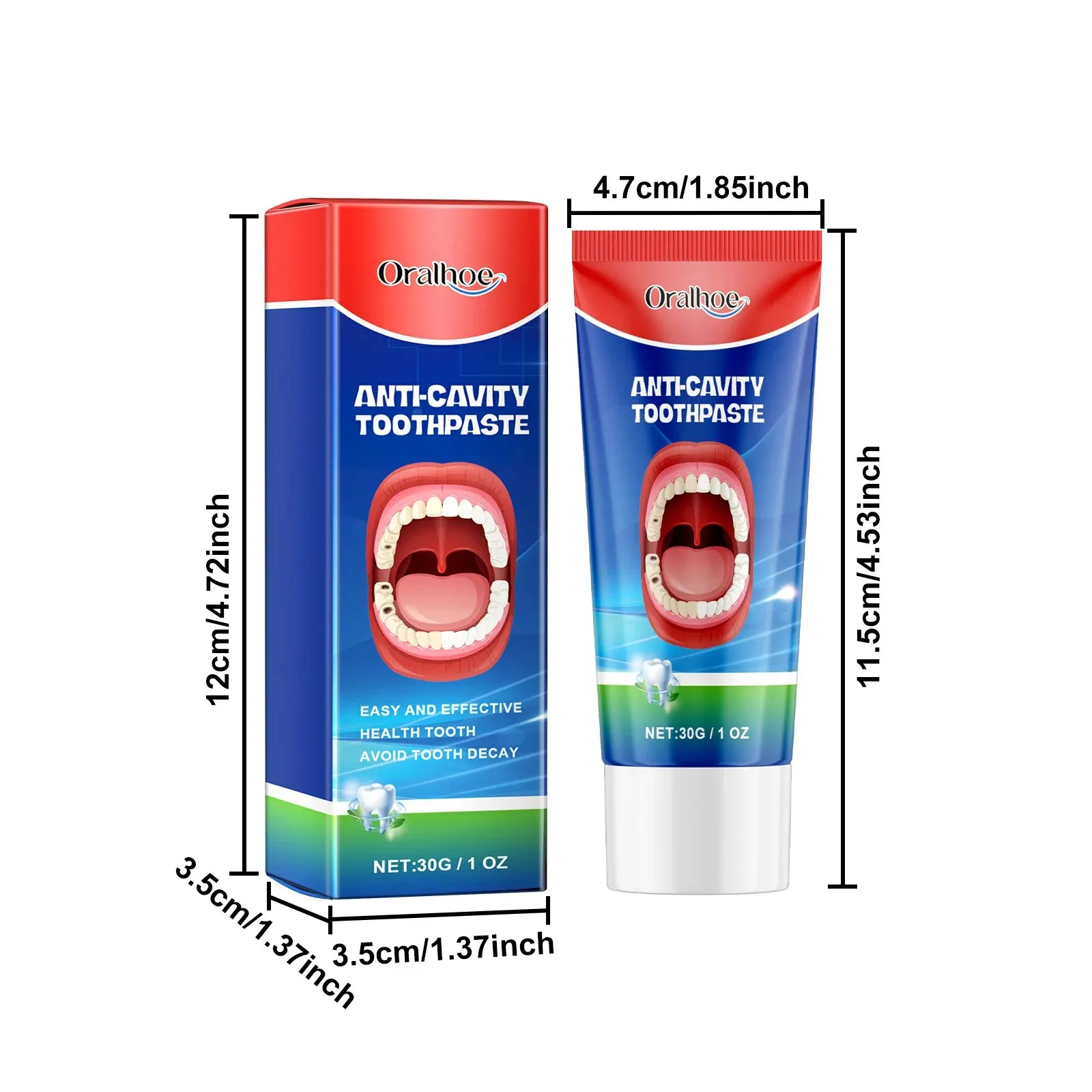 Limpieza profunda, blanqueamiento, aliento fresco, pasta de dientes anticaries, crema reparadora de caries, previene caries, protege los dientes