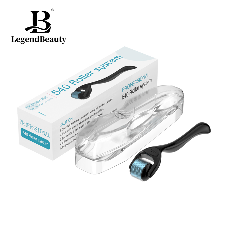 Micro Needle 540 Roller Derma Roller System odrastania włosów Wzrost brody Narzędzia do masażu pielęgnacyjnego skóry