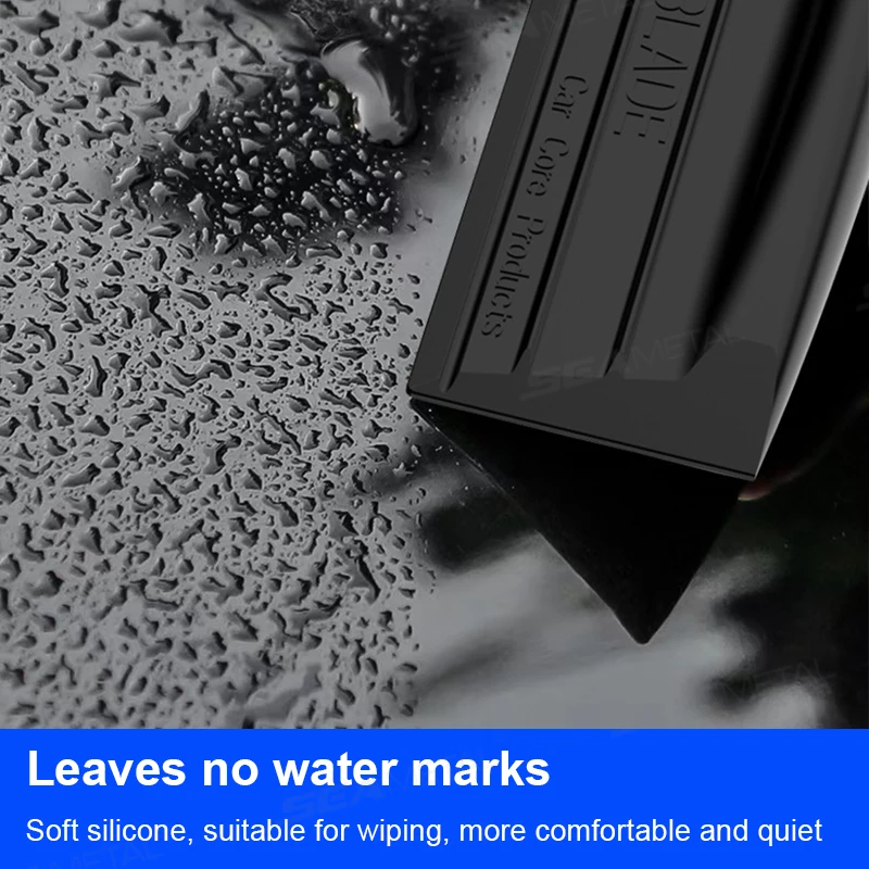 SEAMETAL Soft Silicone Handy Squeegee Car Wrap Tools Non-Scratch Car Window Wiper Drying Blade Clean Scraping Scraper Accessorie