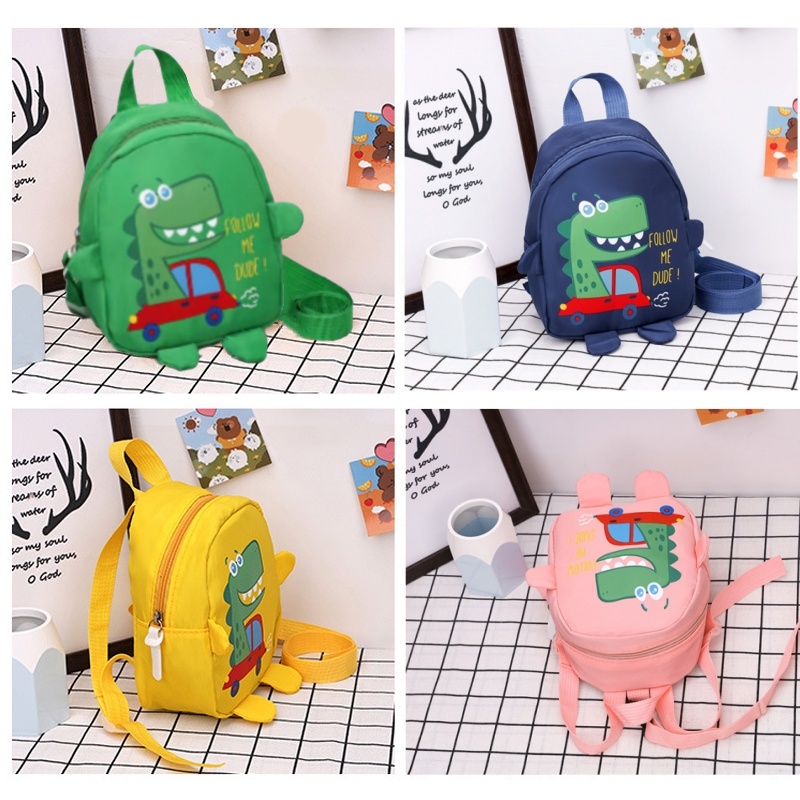 1 STKS Kids Cartoon Mini Dinosaurus Rugzak Anti Verloren Tas Kleuterschool Schooltas Rugzak