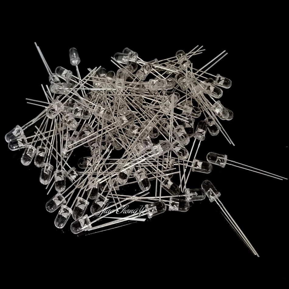 50PCS DIP 3mm 5mm Candle Led Flicker Orange Yellow Light Flickering Leds Flash Blink Led Diode Intermitente Light Lamp Flicker