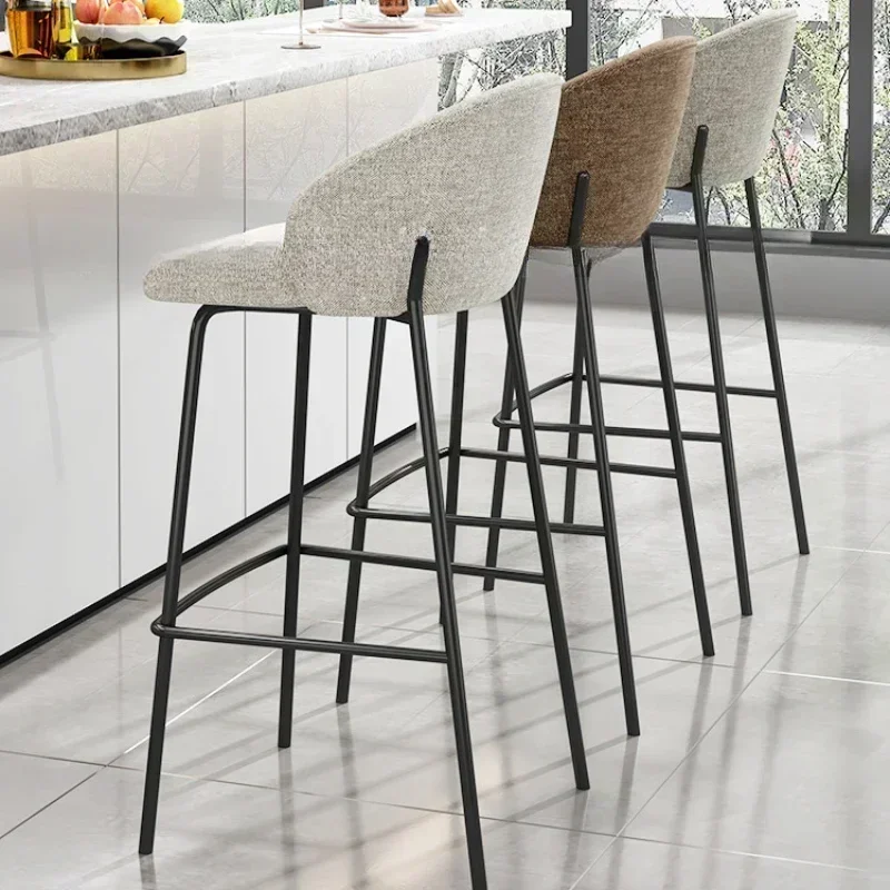 Modern Design Stools Cafeteria Salon Furniture High Kitchen Stools Bar Chair Counter Stool Adjustable Bar Stool Living Room
