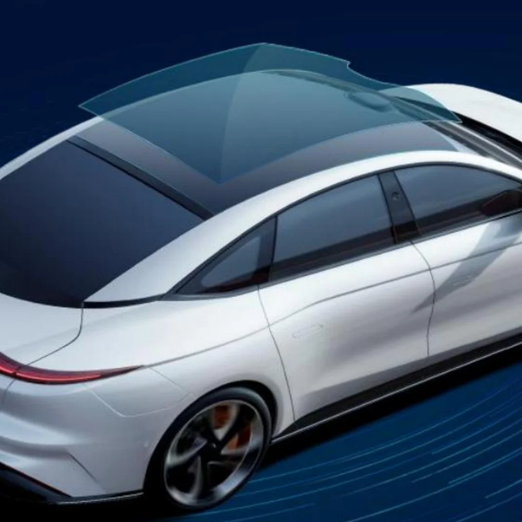 Smart Film PDLC for Passenger Vehicles Sunroofs for optimized headspace in EVs instant light control for comfort and cooling ​