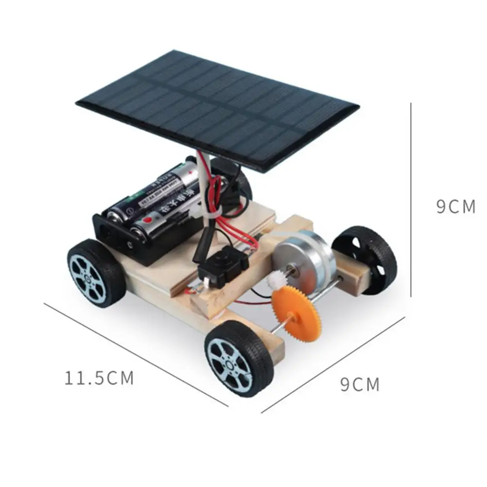 DIY Solar Electric Vehicle Science Teaching Tool Assembly Puzzle STEM Education Model Creative Invention Student Education