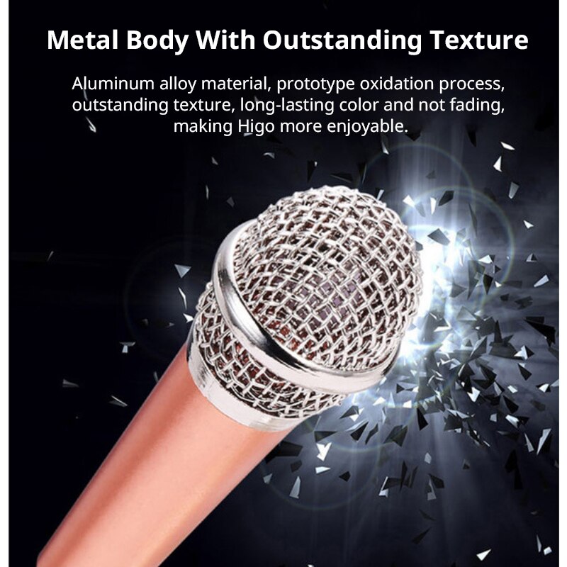 Tragbares 3,5mm Stereo Studio Mikrofon Ktv Karaoke Mini-Mikrofon für Smartphone Laptop PC Desktop-Audio-Mikrofon