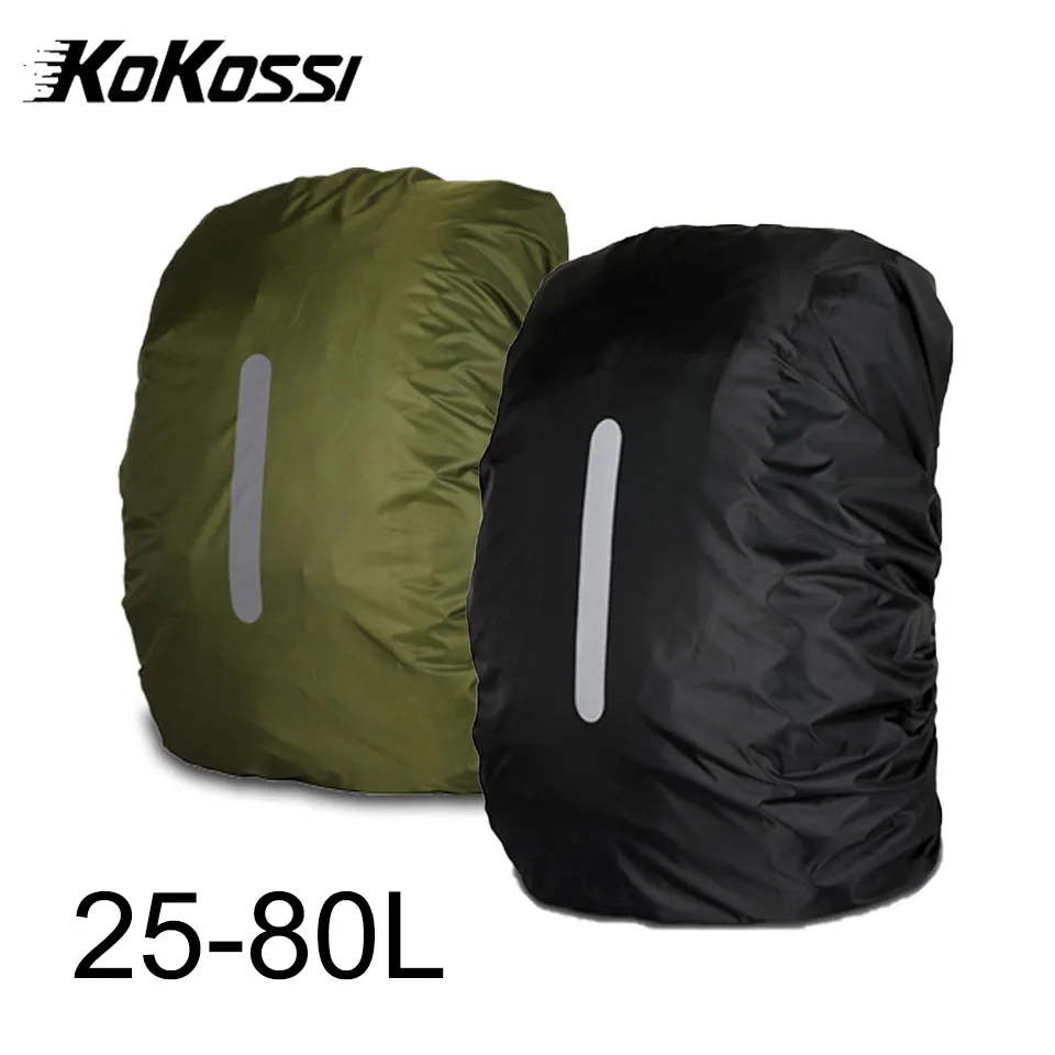 KoKossi 1 ชิ้น 25-80L กระเป๋าเป้สะพายหลังกันฝนกีฬากลางแจ้งขี่จักรยานเดินป่ากระเป๋าเป้สะพายหลัง Mountaineering Camping ฝุ่นผู้หญิงผู้ชาย