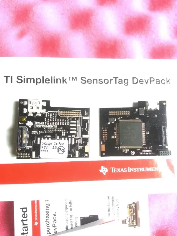 Depuração Módulo Board, Depuração Devpack, Tag Sensor SimpleLink, Ponto, CC-devPON