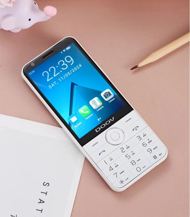 DOOV R17 Pro Smart Mobile Phone Whatsapp Android 13 Touch Screen 4G Keypad Phones 3.54" 4GB 64GB 2300mAh Hebrew keyboard