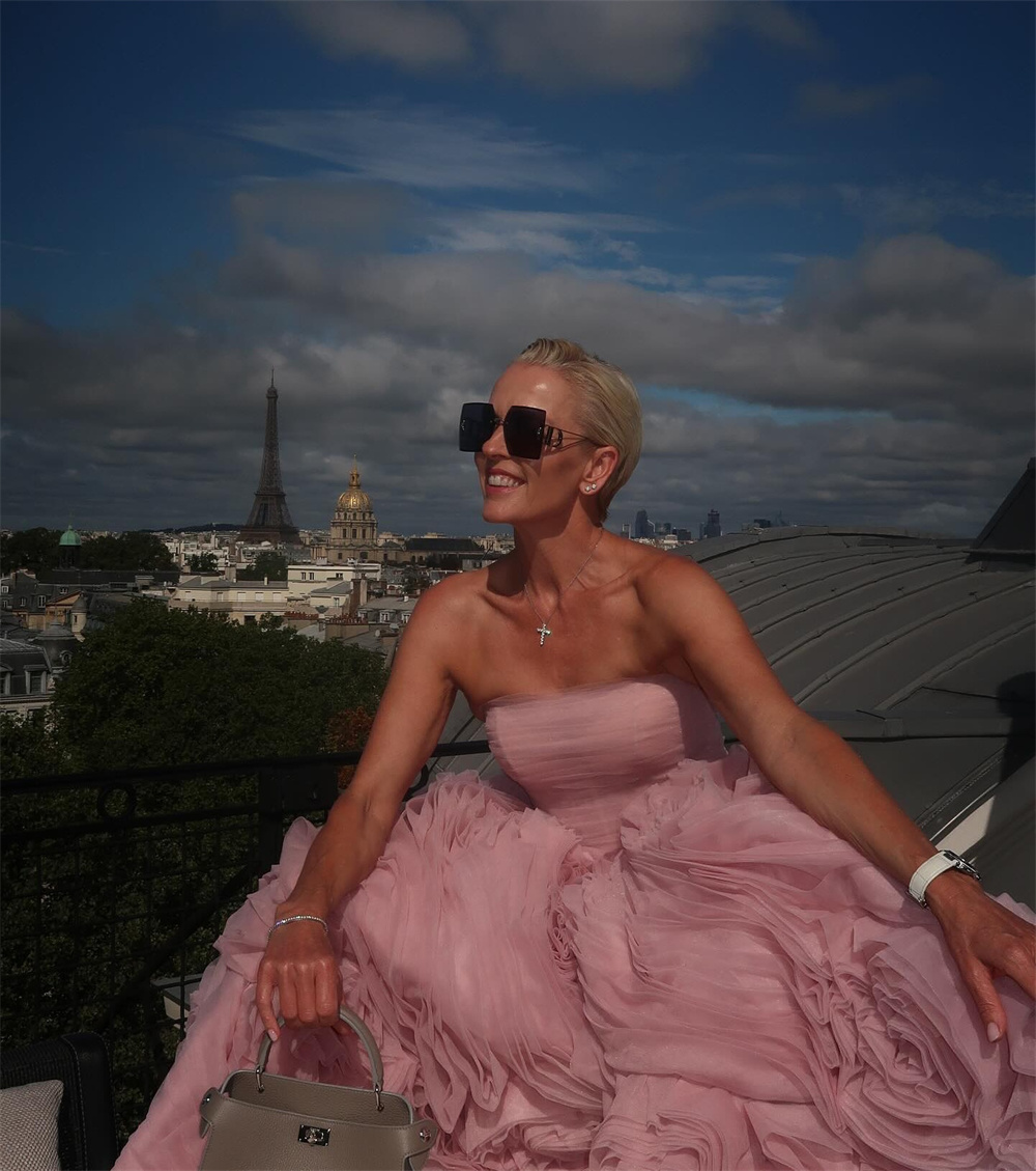 Amanda Tulle ดอกไม้ A-Line robes de soirée ข้อเท้า-ความยาว Strapless ชุดราตรีวันวาเลนไทน์ชุดแต่งงานอย่างเป็นทางการ