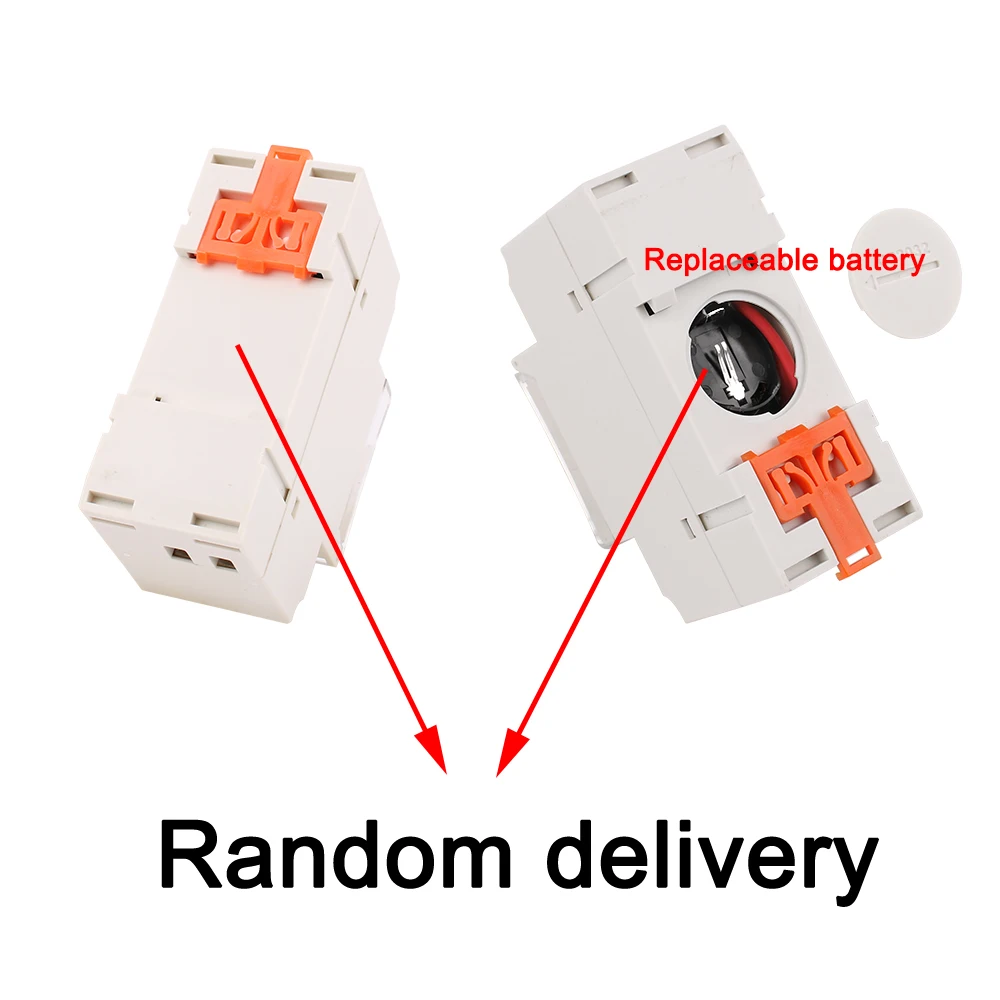AHC30A New Type 30A Din Rail 2 wire Weekly 7 Days Programmable Digital TIME SWITCH Relay Timer Control AC 12V 24V 110V 220-240V