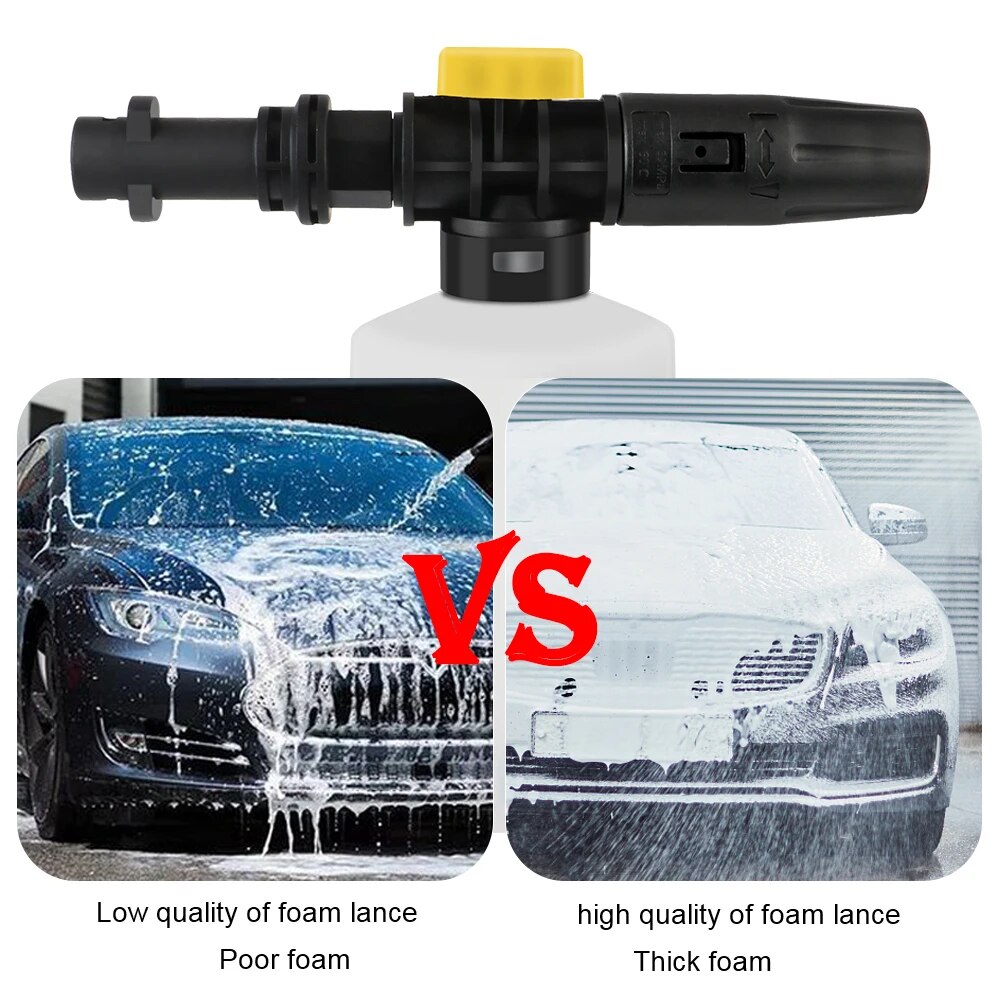 洗車用フォーム発生器,高圧,噴霧ノズル,調整可能,karcher k2,k3,k4,k5,k6,750ml