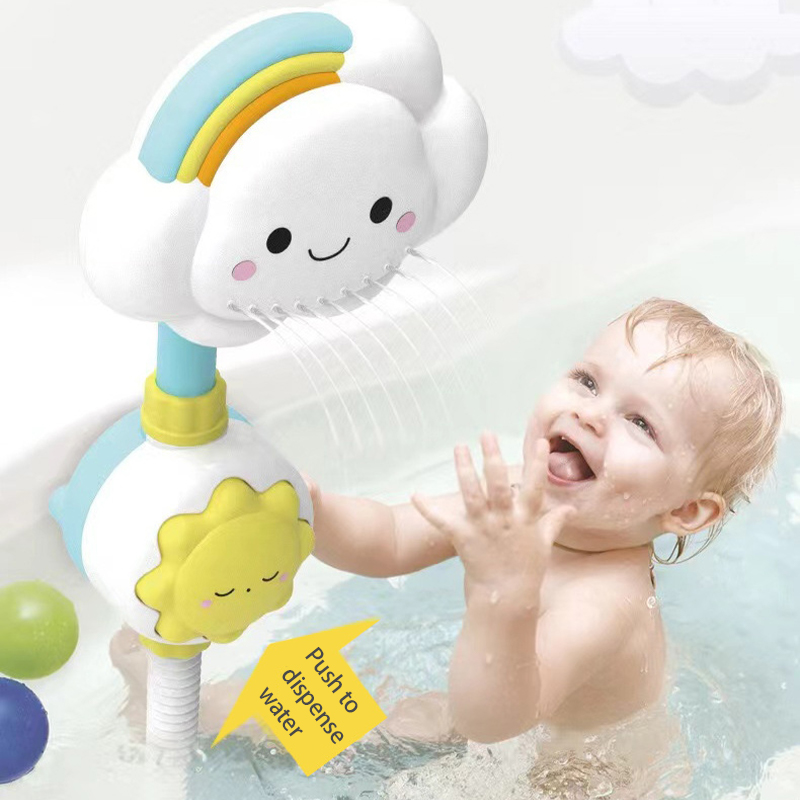 Kinderdusche, Wolkendusche, Babyspiel im Wasser, Badezimmerdusche, Dusche, Babyspielzeug