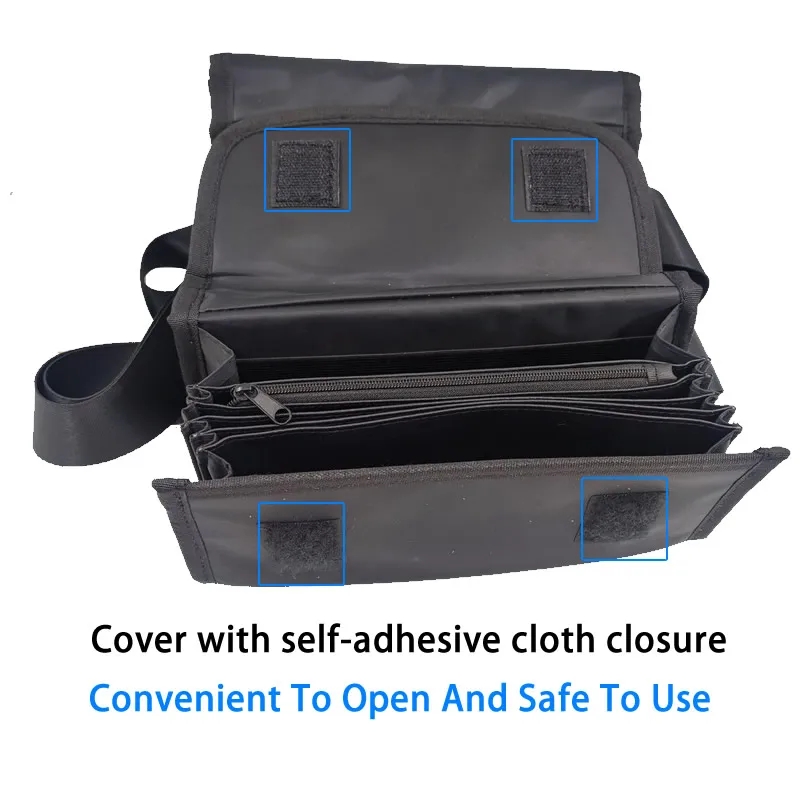 Multifunktions tragbare Multi-Taschen Münz-Aufbewahrung tasche Kellner Fahrer Brieftasche Gürtel tasche Bargeld Quittung Rechnungen Münzen Veranstalter sicher