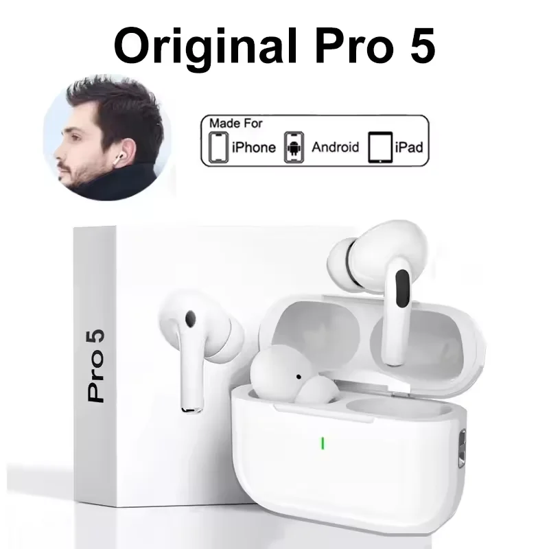 Auriculares inalámbricos Bluetooth TWS con micrófono incorporado, auriculares con cancelación de ruido, auriculares deportivos impermeables IPX5
