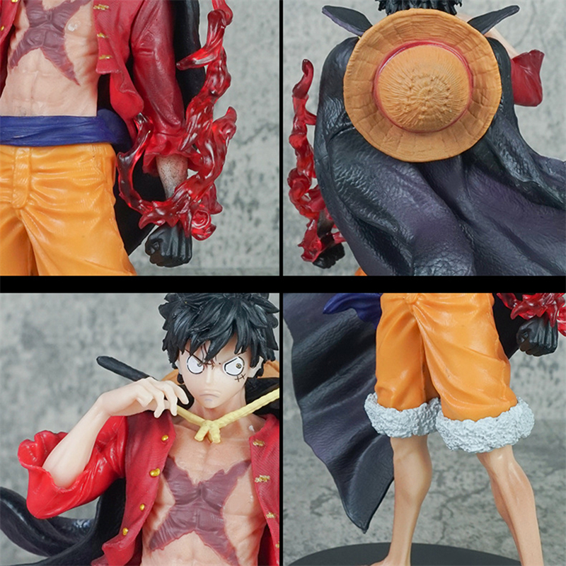 17CM una pieza mono D Luffy Anime figuras de acción de juguete Nika Luffy PVC colección de figuras modelo muñecas decoración regalos de cumpleaños