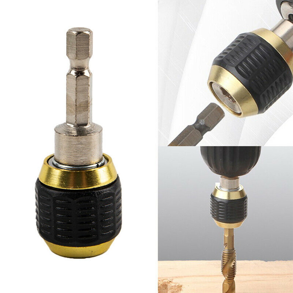 50mm 1/4 In Hex Handle Quick Coupling Drill Bit Depth Magnetic Screwdriver Bit  Quick Change Adapter Converter