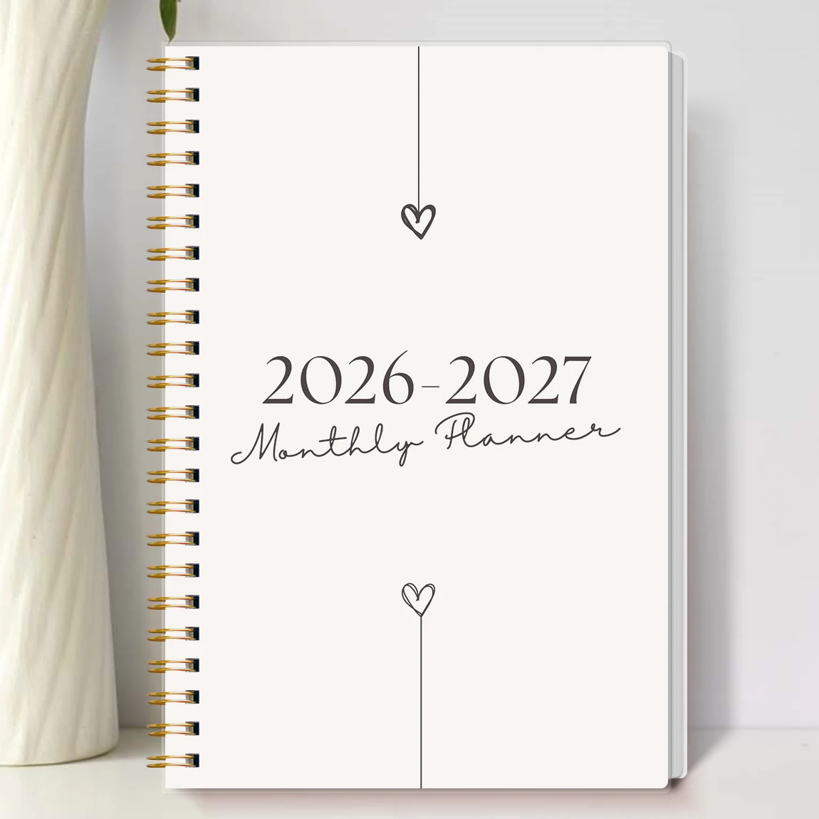 2026-2027 A5 Weekly & Monthly Planner – Jan 2026 to Dec 2027 Spiral Organizer with Calendar & Notes, School & Office Supplies