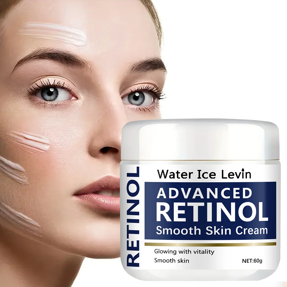 Creme de pele suave de retinol avançado, luz vibrante, combinação de pele lisa, uso diurno e noturno, creme hidratante de vitamina c adequado para pele sensível, creme hidratante de retinol