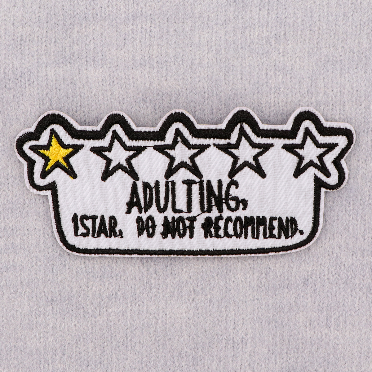 Zitate Serie Patches auf Kleidung Cartoon bestickte Patches lustige Zitate Nähen Abzeichen Eisen auf Patch DIY Kleidung Zubehör