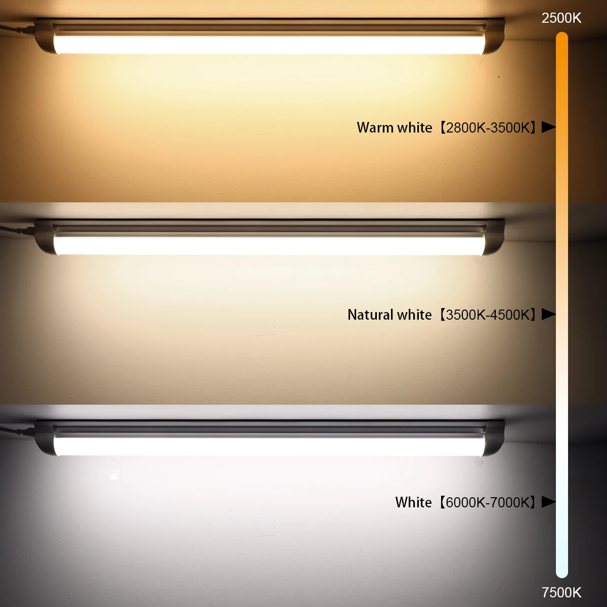 50CM T5 T8 알루미늄 LED 라이트 튜브 15W 25W LED 램프 튜브 220V 책상 작업장 차고 창고 주방 캐비닛 조명용