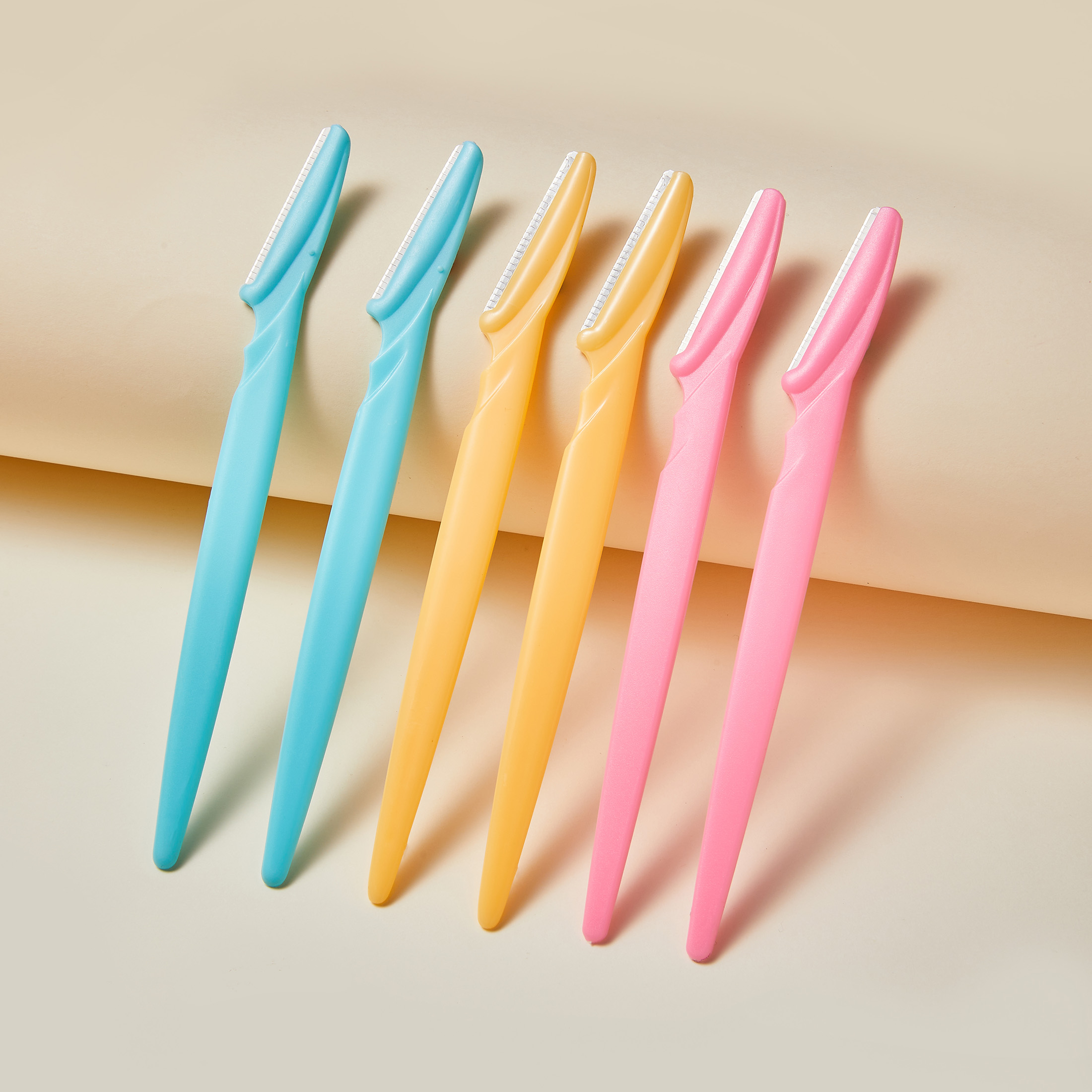 Portable Eyebrow Trimmer Blade Women's Face Shaver Safety Knife Makeup Scraper Hair Removal Tool for Eyebrow Epilation