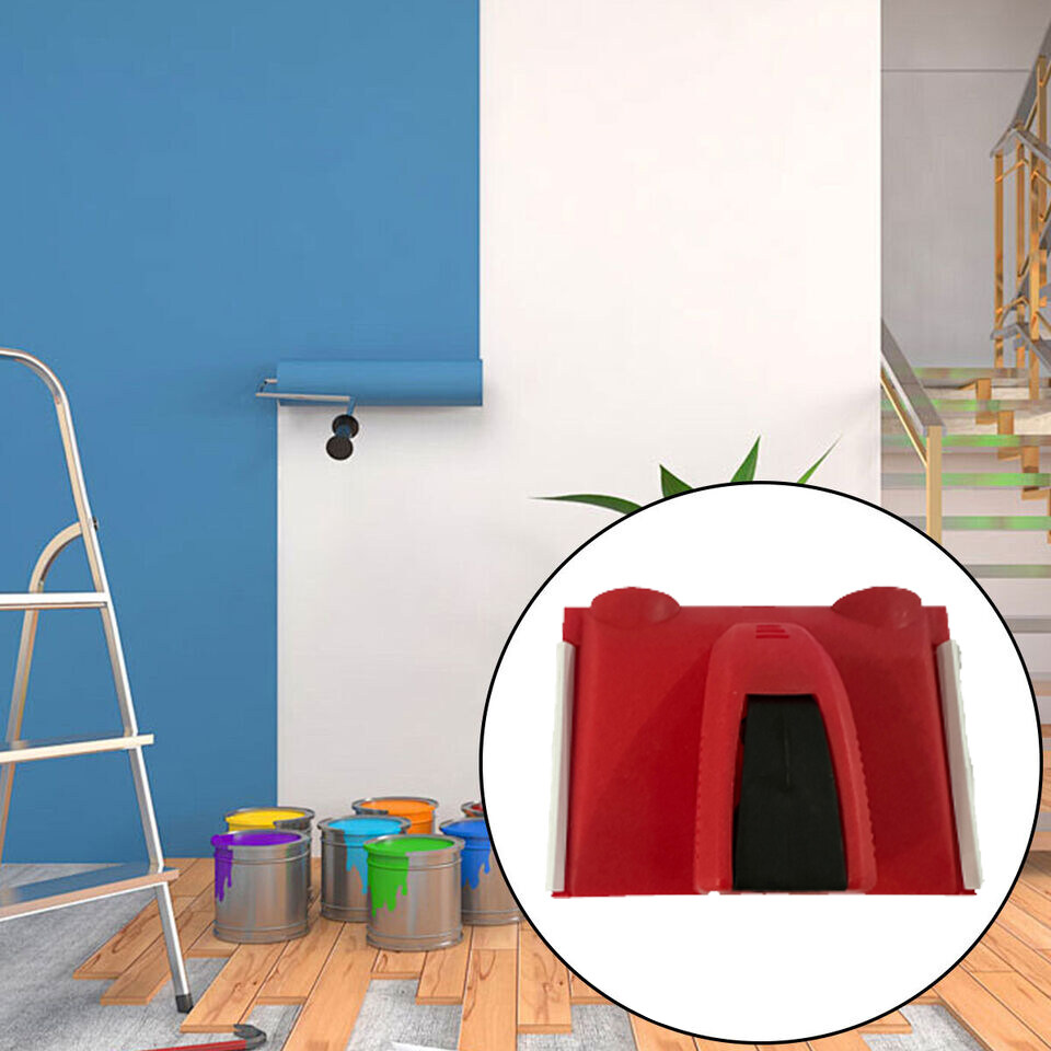 Paint Edger Tool for Walls Pad Painter for Walls Paint Edge Trimmer with Handle Multifunctional Ceiling Corner Painting Brush