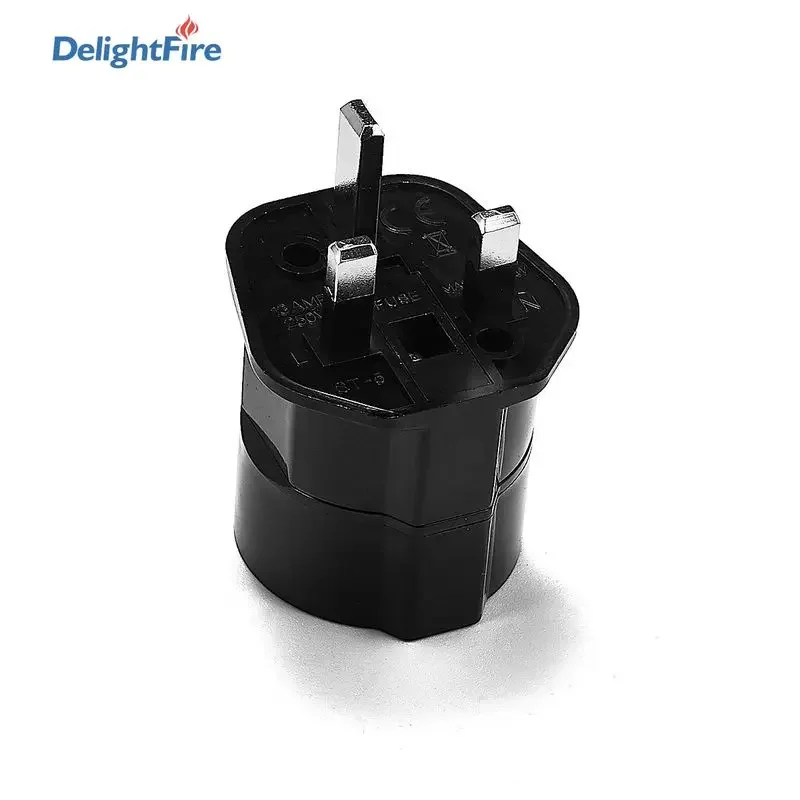 European EU To UK Plug Adapter Standard Euro 250V EU Plug To UK Electrical Socket Power Adapter Electrical Socket Outlet