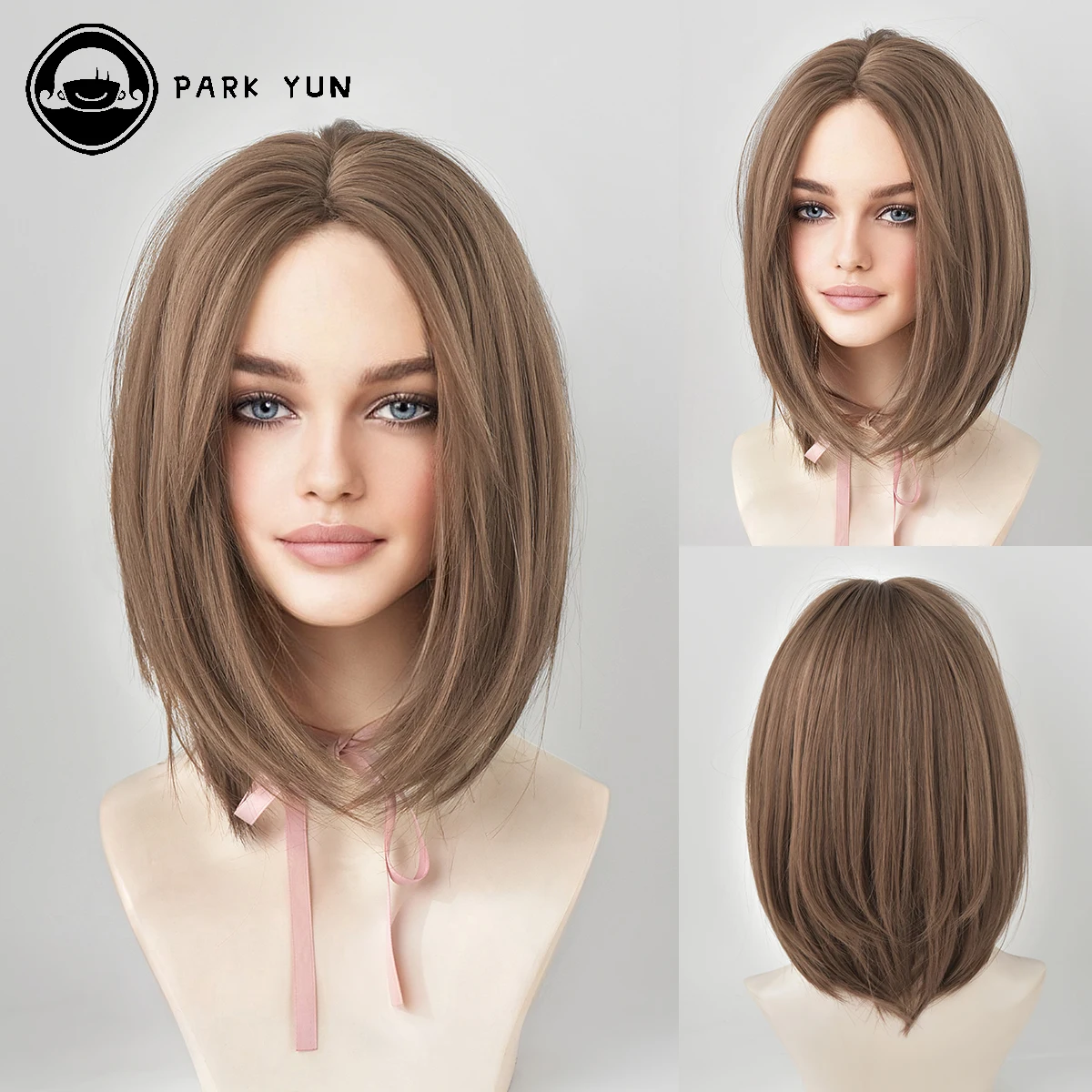 Hàng Ngày Ngày Ngắn Thẳng Tổng Hợp Bộ Tóc Giả Dành Cho Nữ Chất Lanh Màu Bob Tóc Giả Với Nổ Cosplay Chịu Nhiệt Giả Tóc