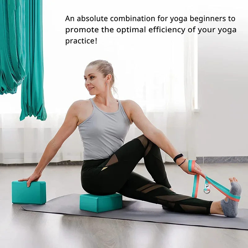Antislip yogasteen 1PC schuimblok met hoge dichtheid voor Pilates Dans Stretching Oefening Home Gym Apparatuur Fitness Eva Mat