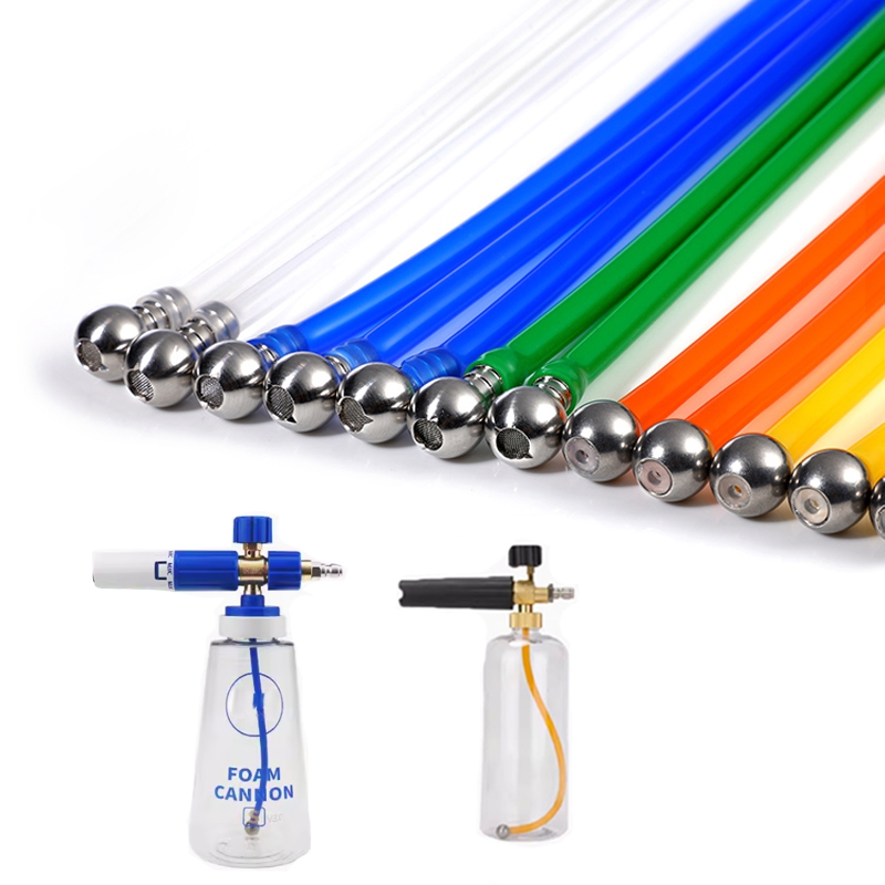24CM Cutable Foam Cannon Colorful Straw With Stainless Steel Filter Ball for Most Foam Lance Daily Tool High Pressure Wash Cars