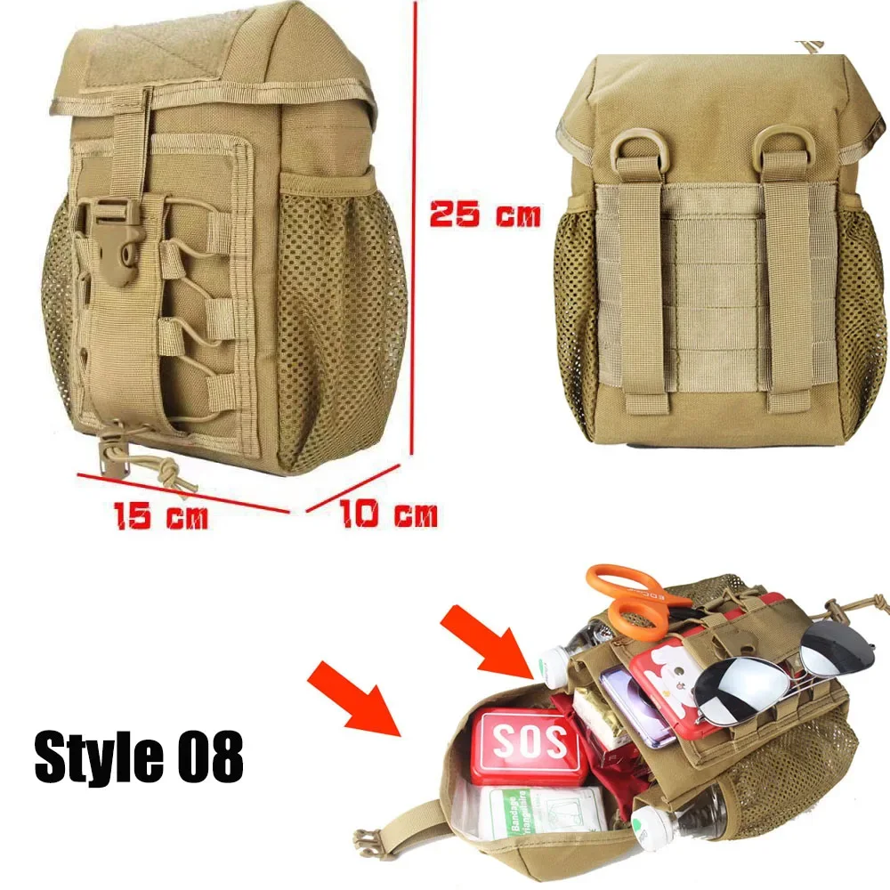 IFAK EDC バッグウエストバッグ狩猟ベスト緊急ツールキット屋外応急処置キットキャンプサバイバルバッグ