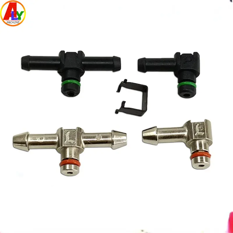 Tubo de retorno do injetor de motor diesel, conector de óleo tipo t/l para 4jj1 denso isuzu 4kh1 peças de D-MAX, 1 peça 8973152312