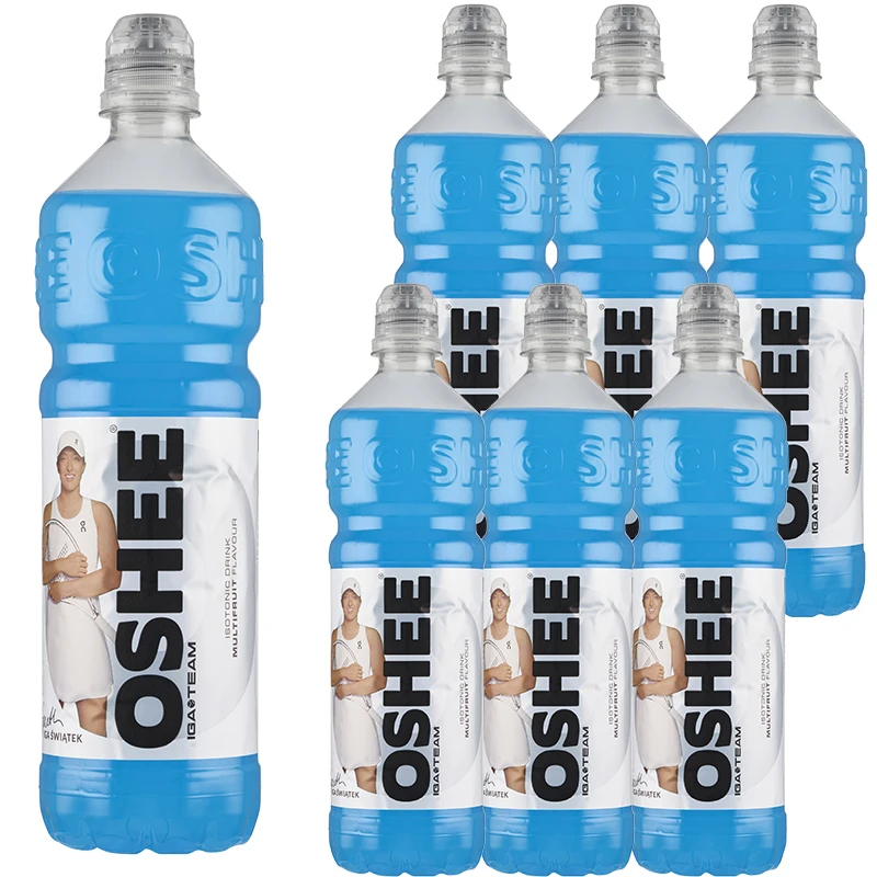 Oshee Napój izotoniczny niegazowany o smaku wieloowocowym 0,75 l x 6 sztuk