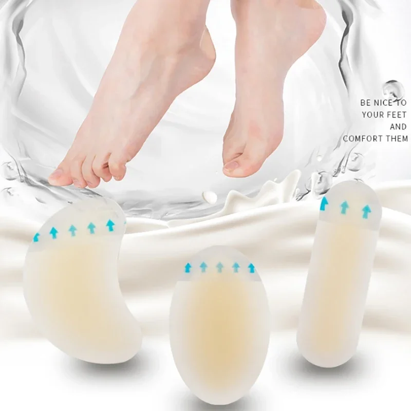 36 Buah Plester Blister Gel Hidrokoloid Tak Terlihat Perban Blister Bantalan Bantalan Blister untuk Jari Kaki Tumit dan Pelindung Kulit