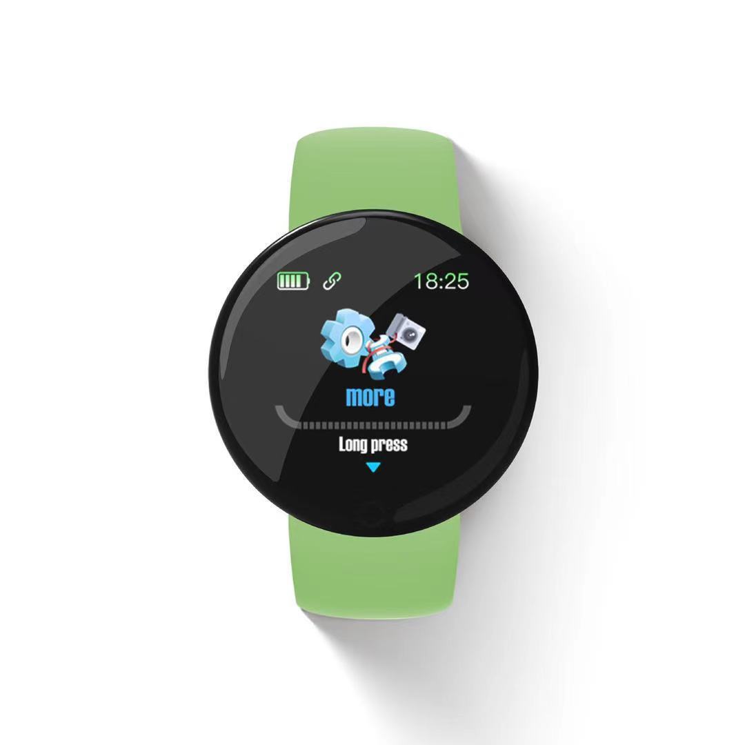 Relógio igente D8s aron com pulseira, contador de passos, monitor de frequência cardíaca, movimento de quartzo, ener...