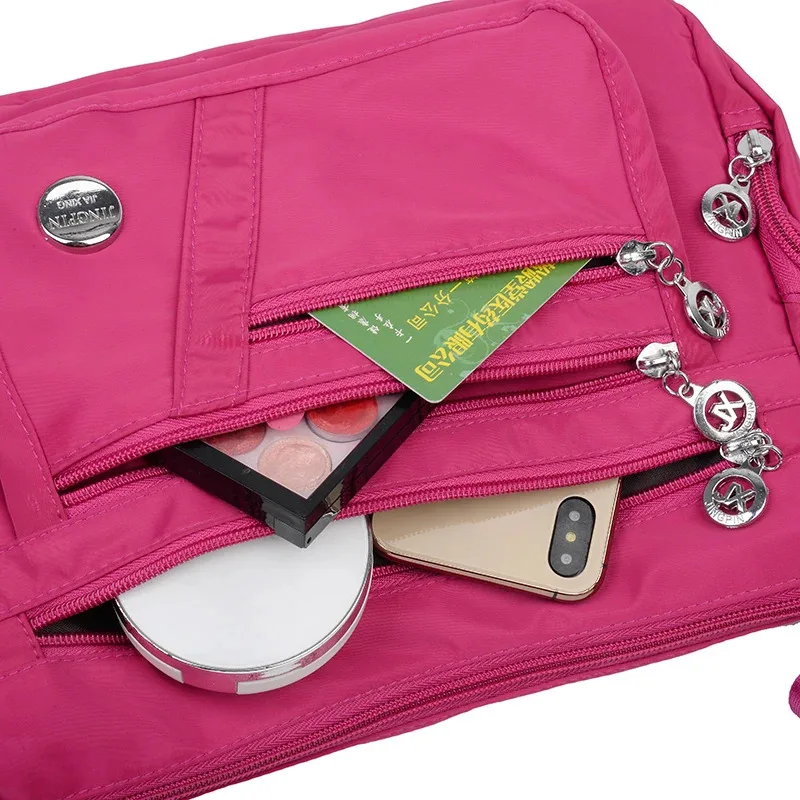 Borsa a tracolla casual da donna di grande capacità, borsa a tracolla impermeabile multifunzionale, borsa per la spesa