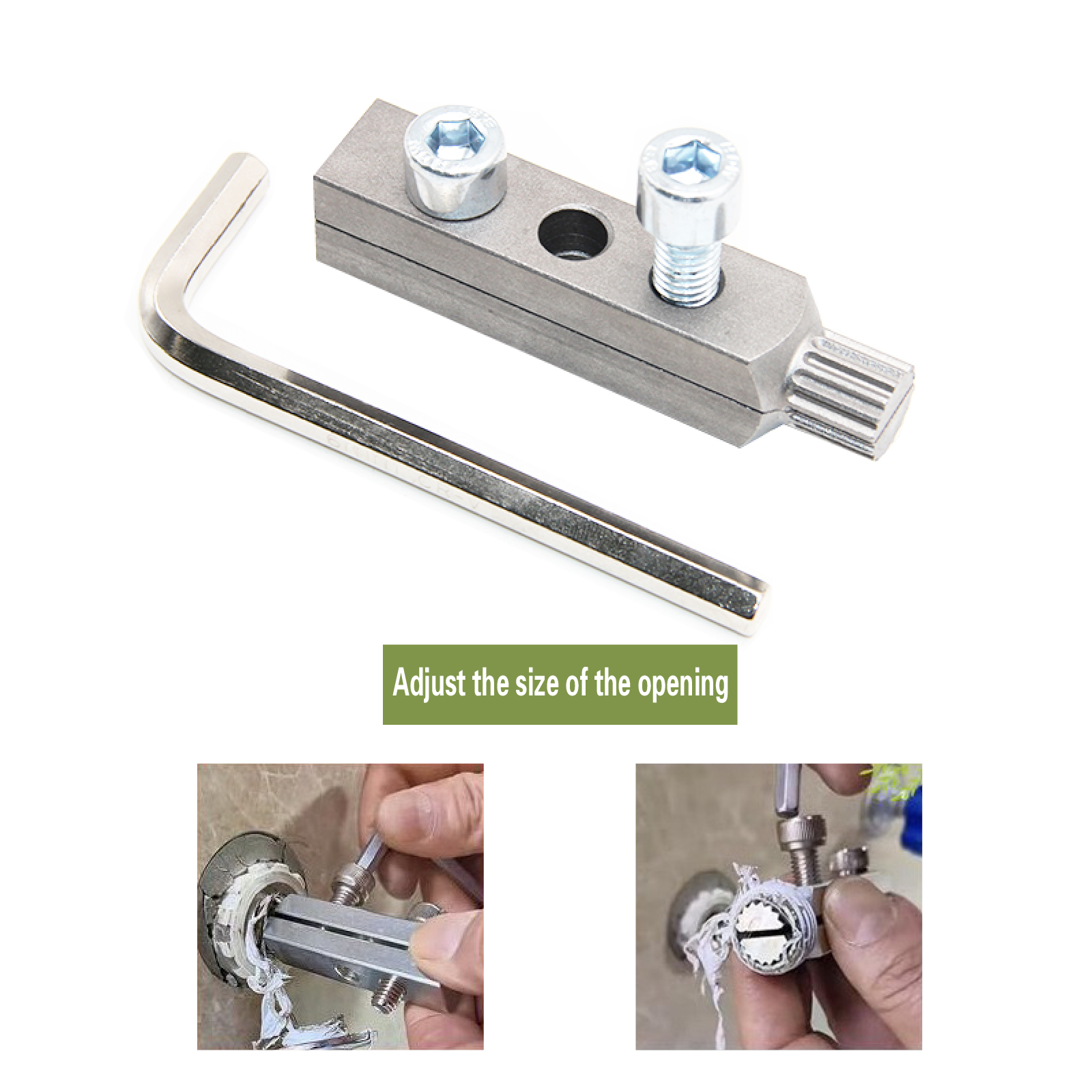 4/6 punt kraan hoekstopkraan draadtrekker waterleiding breuk gebroken draad schuif tand gebroken uiteinde verwijdergereedschap accessoire set