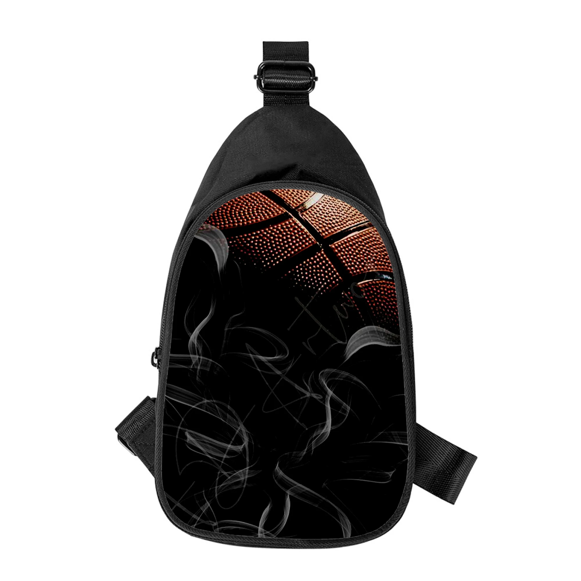 Basketball 3D Druck Neue Männer Kreuz Brust Tasche Diagonal Frauen Schulter Tasche Mann Schule Taille Pack Männliche brust pack