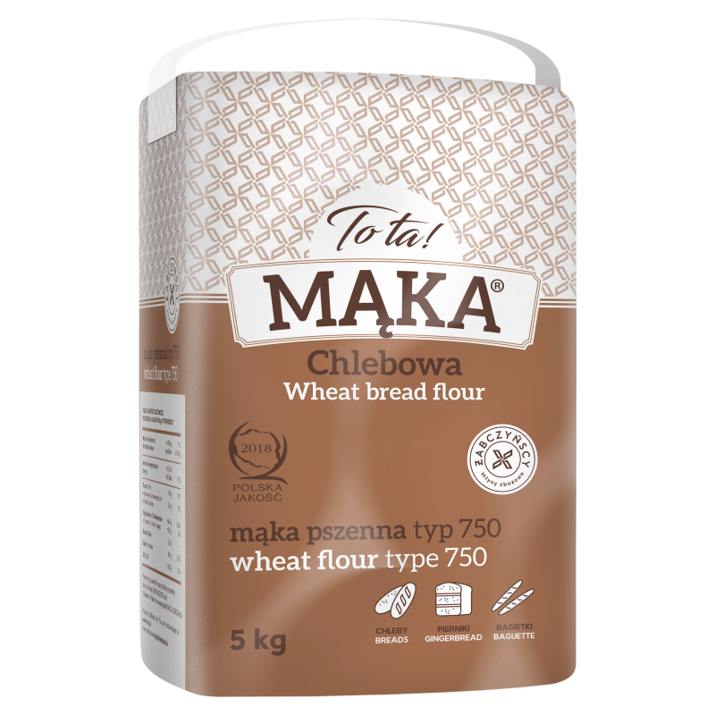 To ta! Mąka chlebowa pszenna typ 750 5 kg
