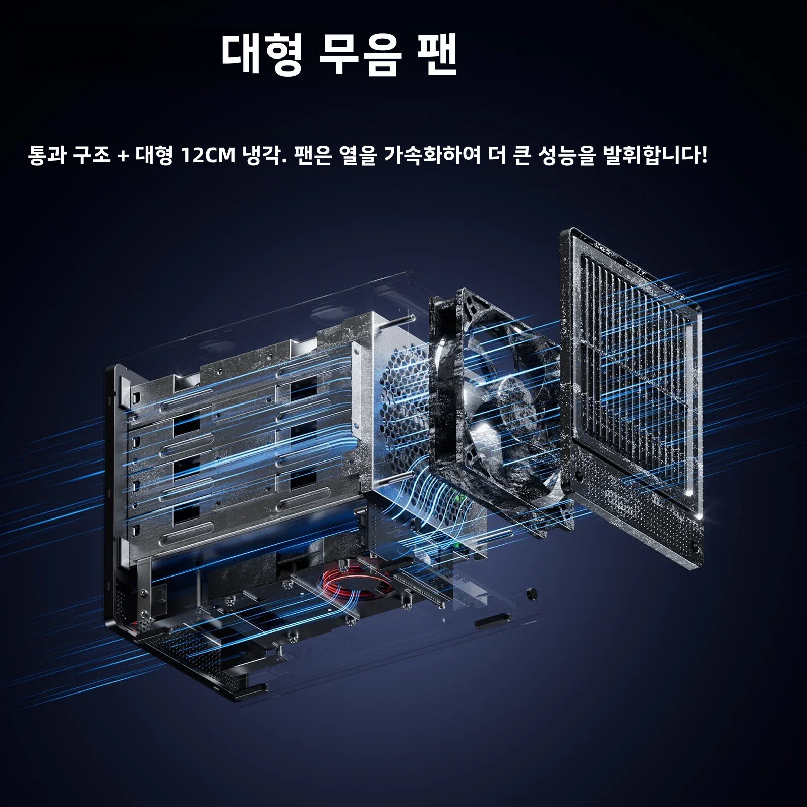 AOOSTAR 미니 PC, 4 베이 나스 WTR 프로, AMD 라이젠 7 5825u, 2.5/3.5 인치 HDD * 4, NVME SSD * 1 지원