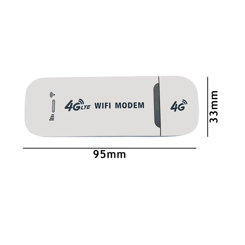 ​ ​ Draagbare 4G LTE Draadloze WiFi Router 150Mbps USB Modem Dongle Mobiele Breedband Hotspot met Sim-kaartsleuf voor thuiskantoor
