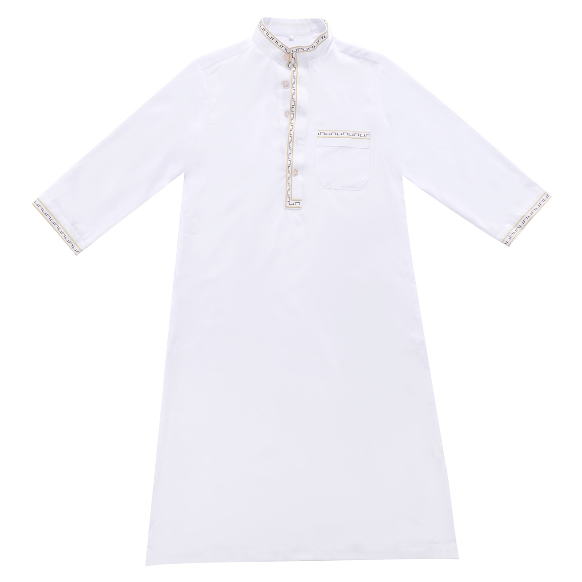 Muslim Boys Robe Gown Saudi Djellaba Pocket Arabia Abaya Kaftan Jubba Thobe Islam Eid Ramadan Djellaba Morocco Caftan Abayas