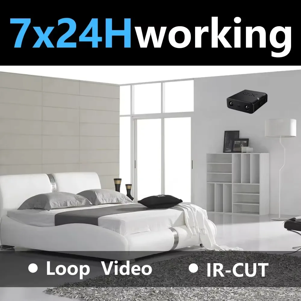 Mini kamera XD IR-CUT Najmniejsza kamera bezpieczeństwa w domu Full HD 1080P Noktowizor na podczerwień Micro Cam DV DVR Detekcja ruchu