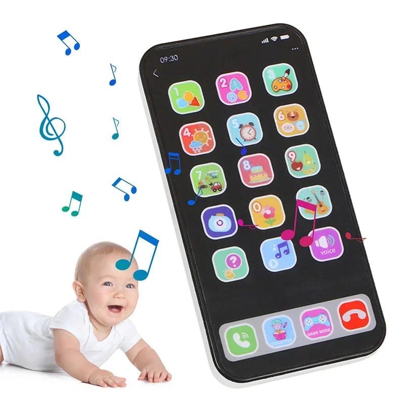 Children Multi-mode Touchscreen Simulation Iphone Model Early Education Toys Mobile Phone Music Phone  Intellectual Development