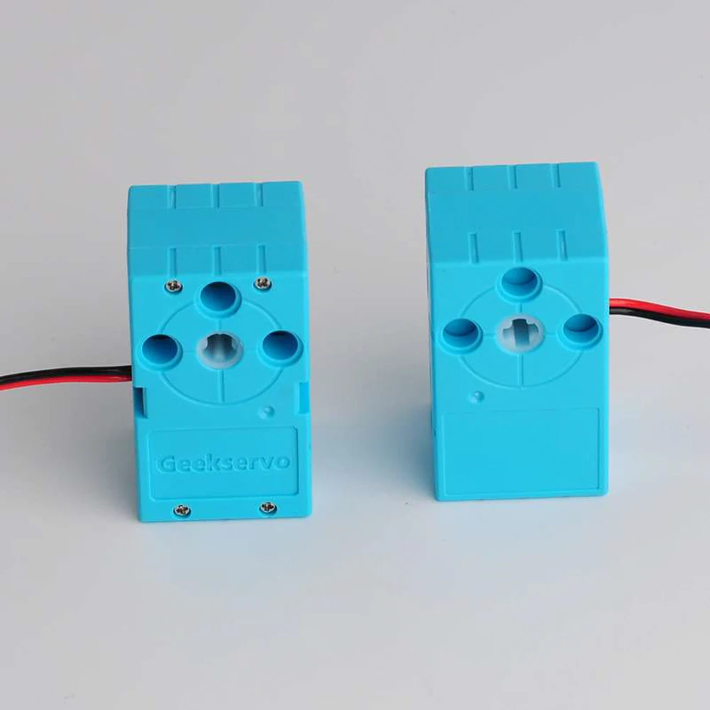 0,7 kg cm bouwsteenmotor continue rotatie langzaam dubbele uitgang hoog koppel 360 °   Compatibel met Legoeds Microbit Geekservo