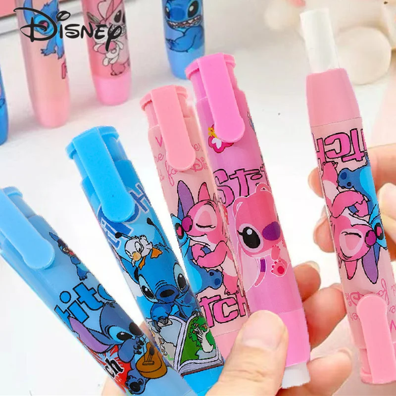 1 шт., ластик в стиле аниме Disney, Kawaii Stitch, ластик для пресса ангела, студенческие канцелярские принадлежности, школьные канцелярские принадлежности, подарки
