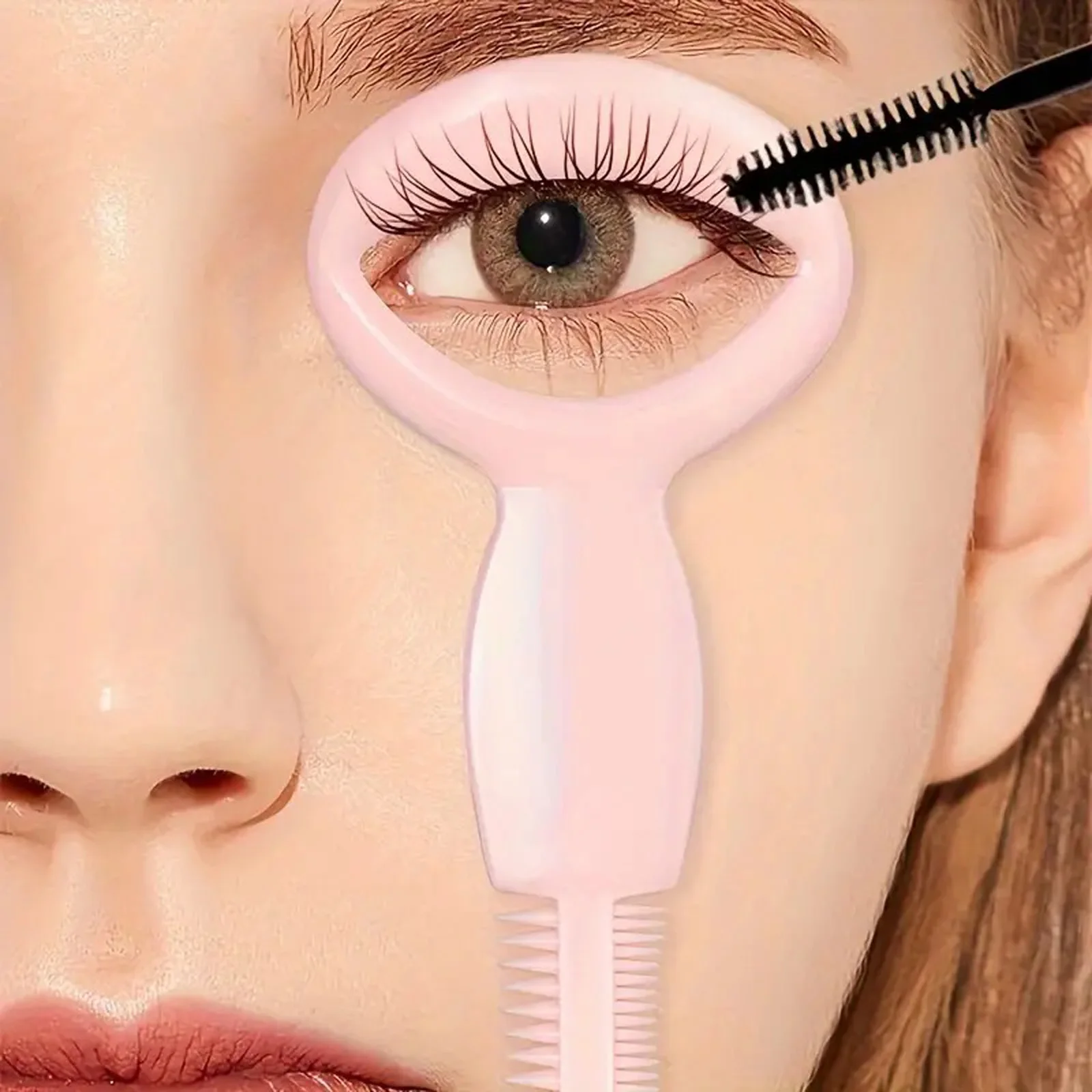 Juego de plantillas de delineador de ojos y pestañas para principiantes, adecuado para principiantes, herramientas de maquillaje auxiliares